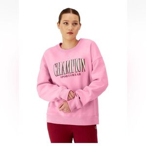 Champion Women’s Sweatshirt XL Pink Oversized